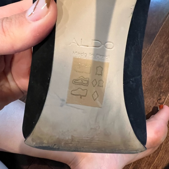 ALDO Black Suede Stilettos - Picture 5 of 6